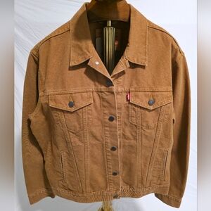 Levi's Brown Canvas Trucker Jacket